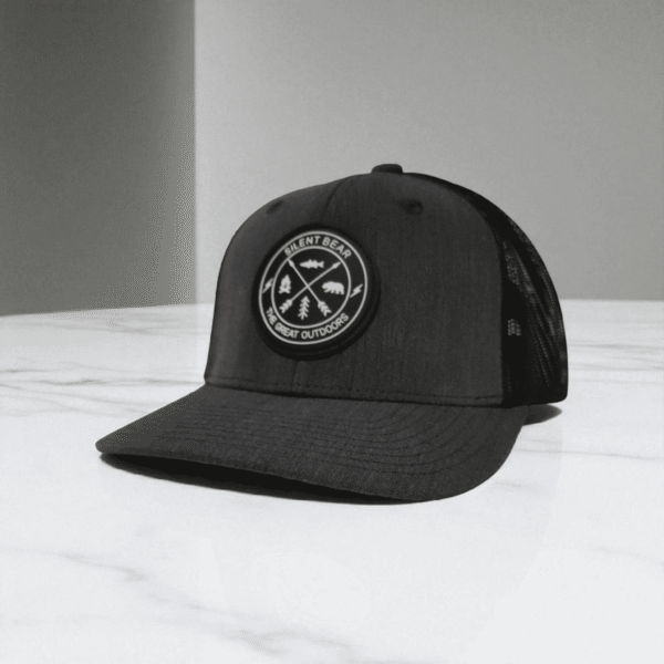 Casquette Silent Bear Trucker Noir&Marron