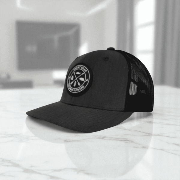 Casquette Silent Bear Trucker Noir&Marron
