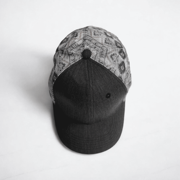 Cap Trucker Ritchardson Black Grey Simple
